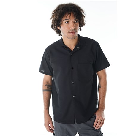 Unisex Short Sleeve Snap Front Chef Shirt (CW1390)
