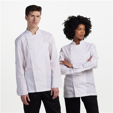Unisex Modern Essential Long Sleeve Chef Coat (CW4412)
