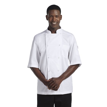 Unisex Short Sleeve Vented Lightweight Chef Coat (CW5612)