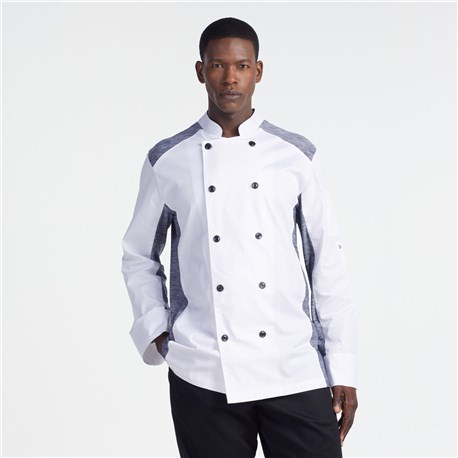 Unisex Long Sleeve Quick Cool Stretch Chef Coat (CW5632)